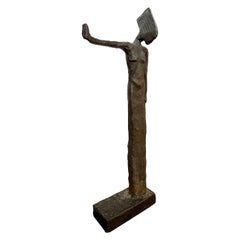 Afrikanische Bronze-Harz-Skulptur