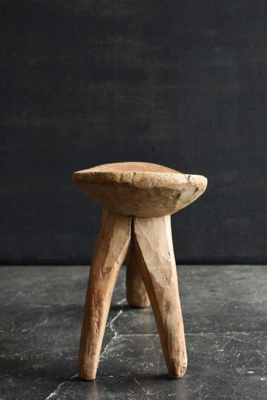 Hand-Carved African Burkina Faso Low Stool of the Lobi Tribe/20th Century/Unique Chair