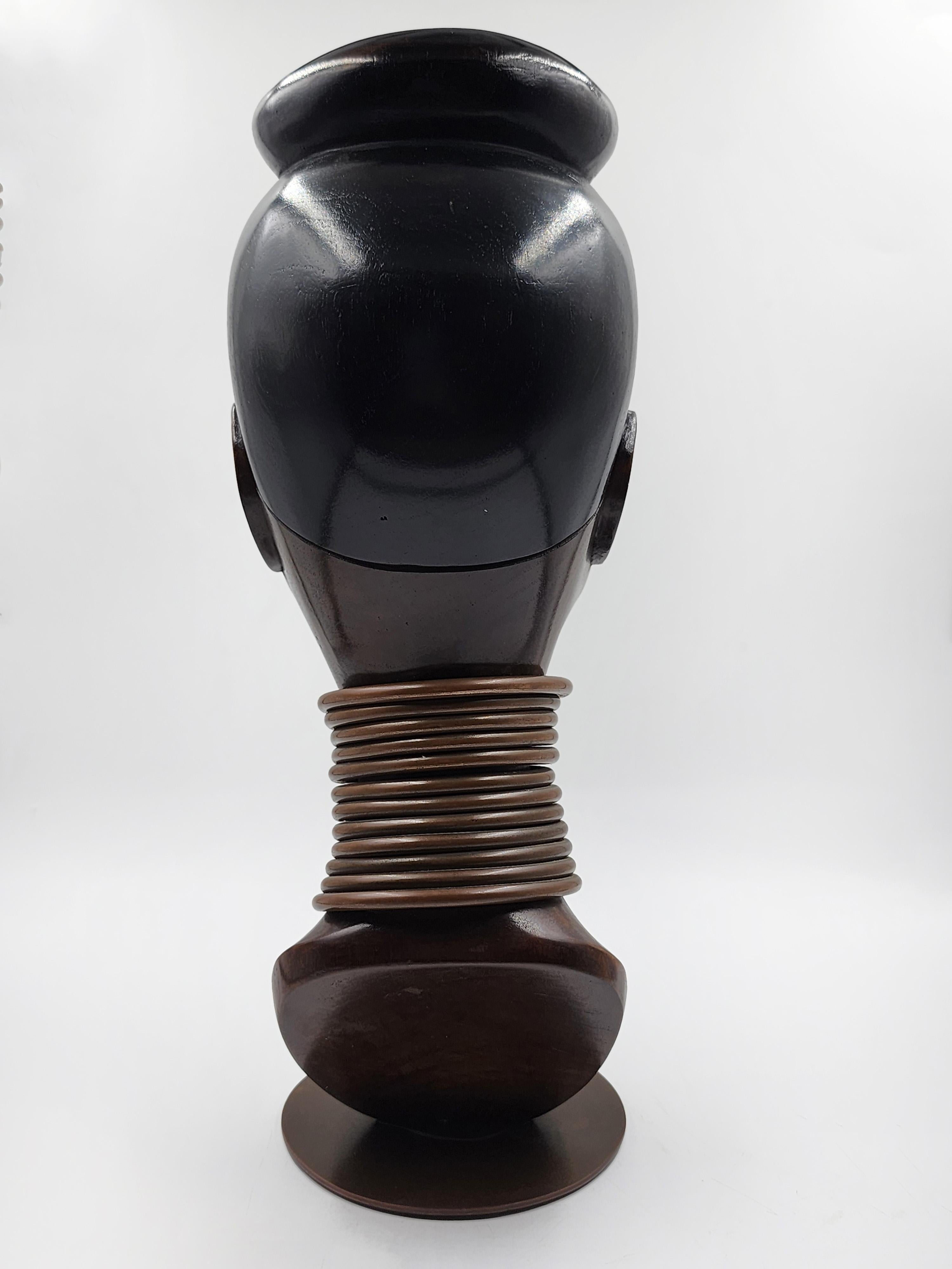 Art Deco African Bust Figure Hagenauer For Sale
