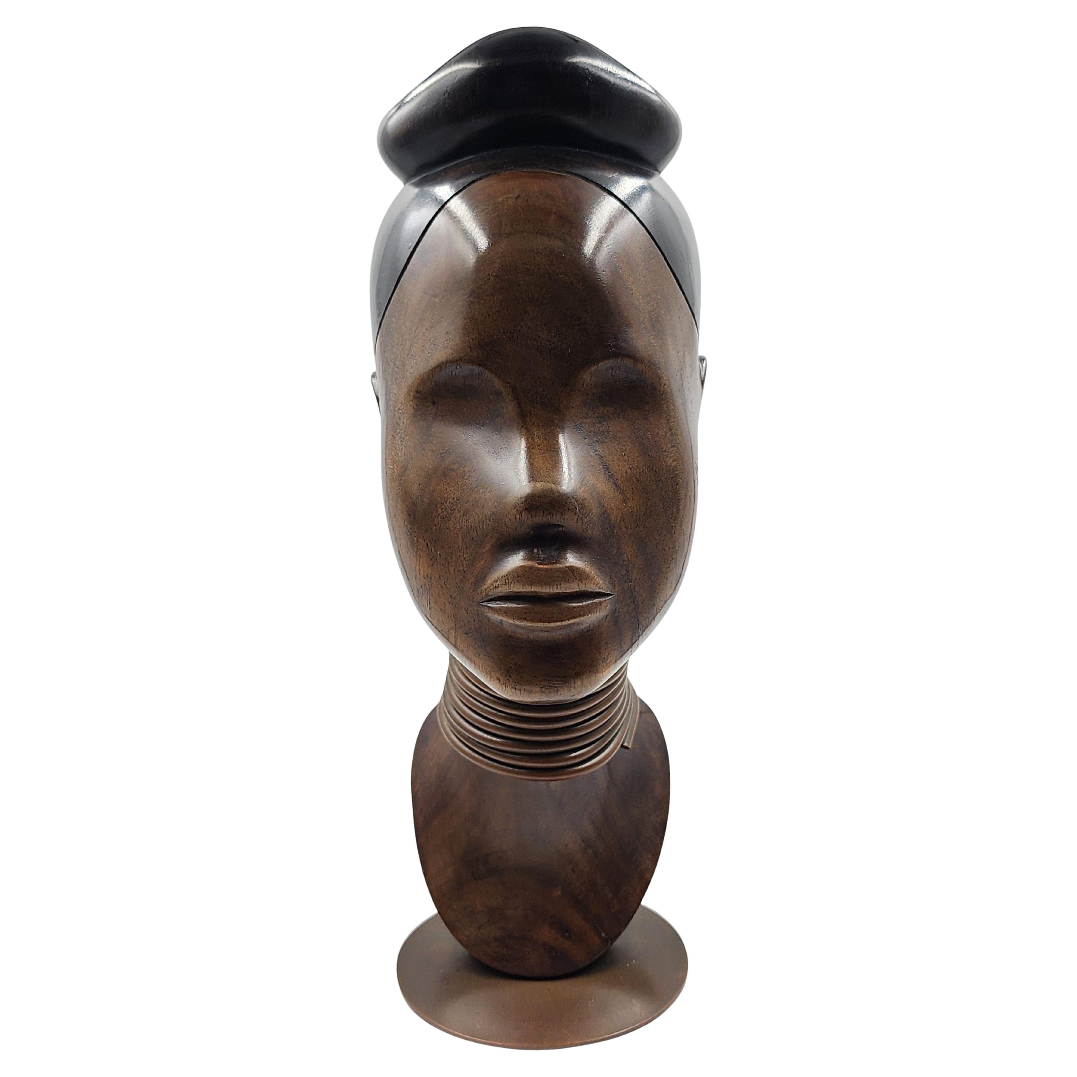 African Bust Figure Hagenauer For Sale