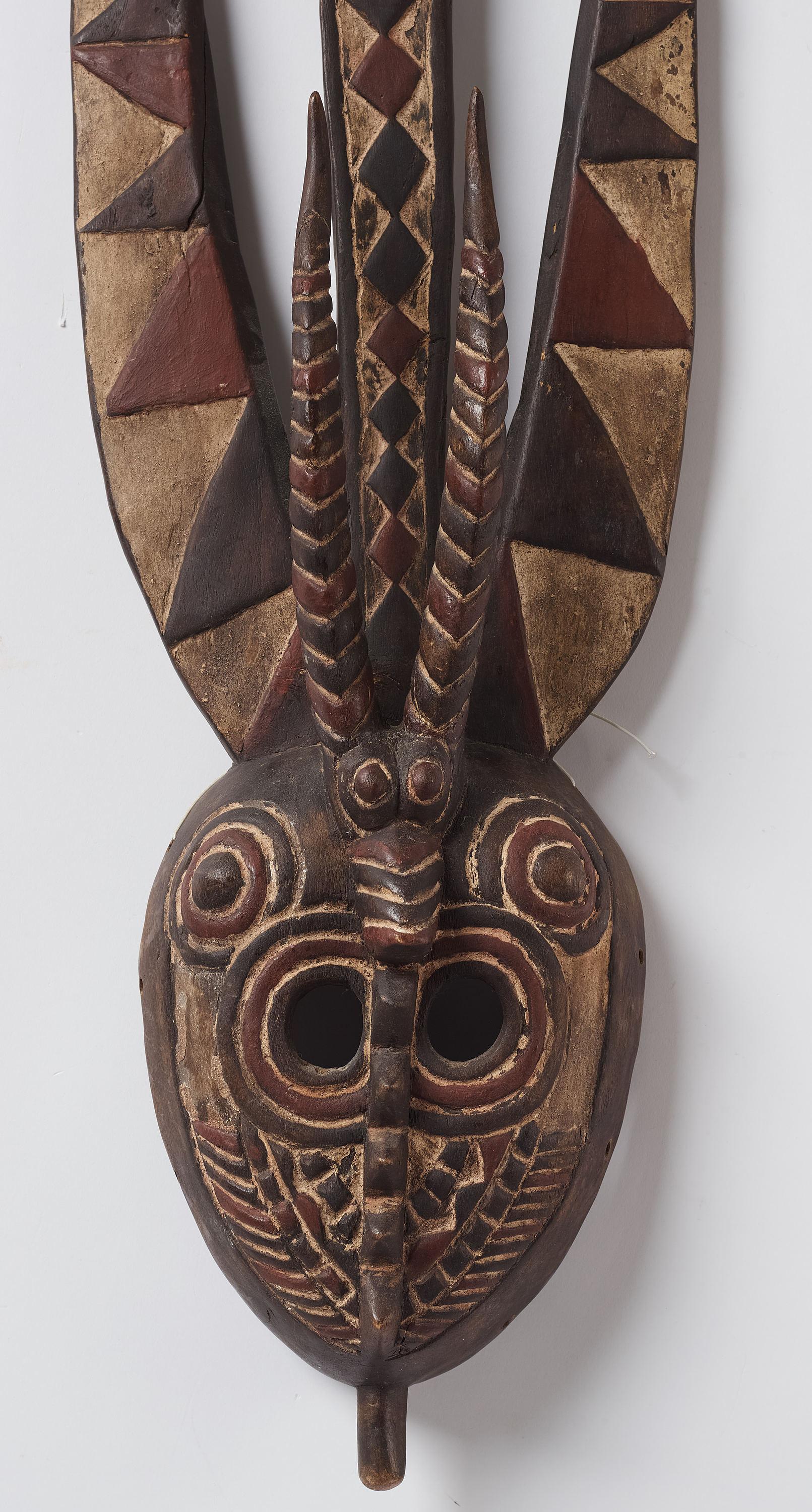 African Bwa leper mask Burkina Fasso 20em S In Good Condition For Sale In Paris, FR