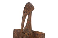 African Carved and Painted Bird Shield