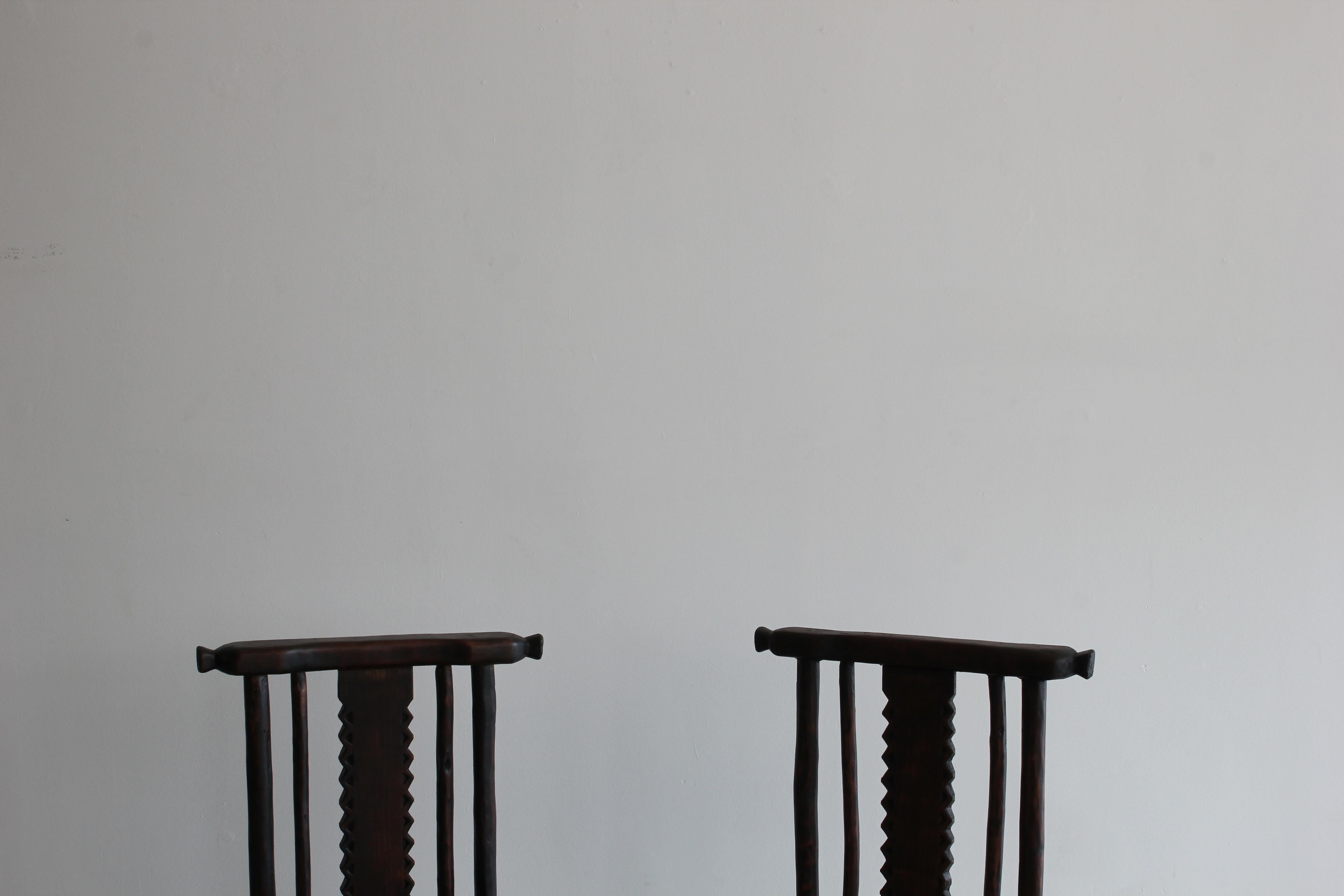 African Carved Chairs 2