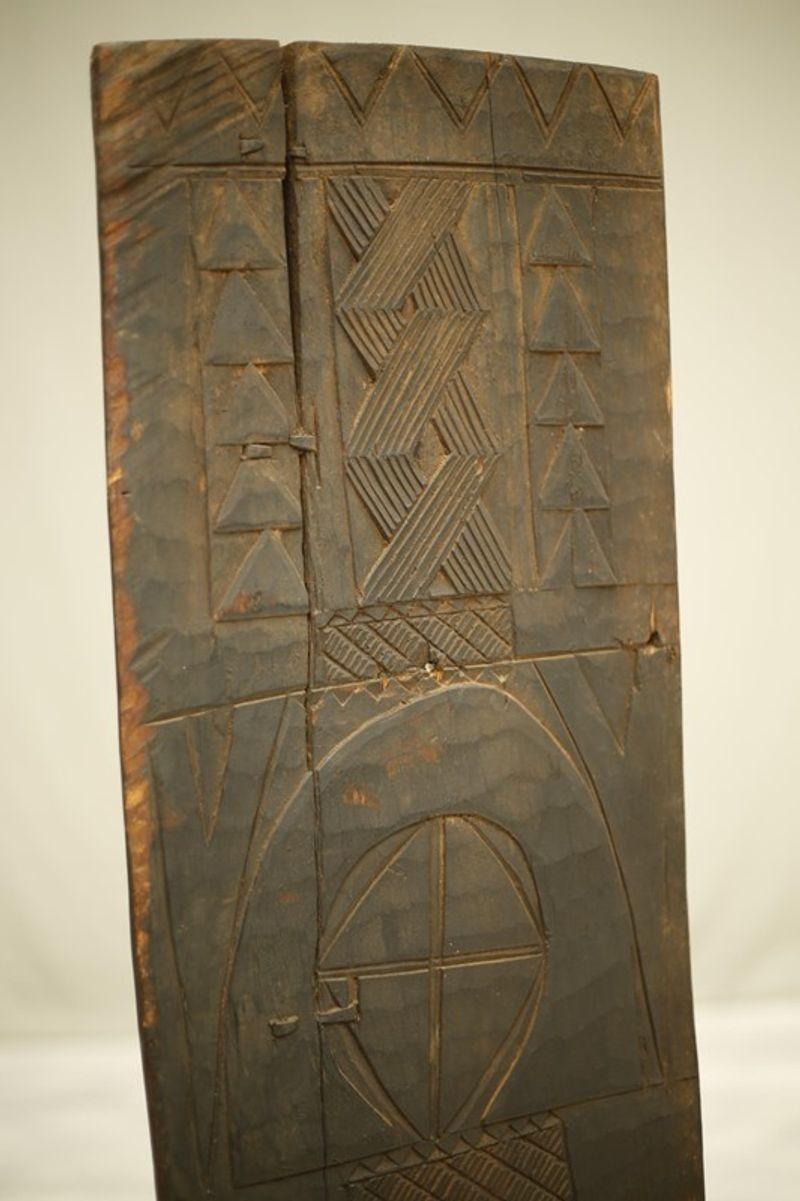 This is one of four late 19th century decorative carved wooden panels. African in origin and would have originally been used as a door to a prestigious home or palace, known as ilekun. The quality of the carving is stunning and would now make great