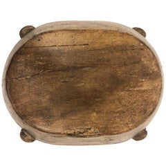 African Carved Wood Bowl