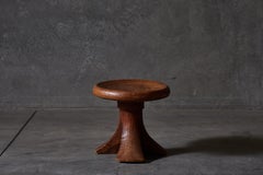 African Carved Wood Stool