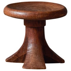 African Carved Wood Stool