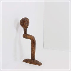 African carved wooden statue - Congo