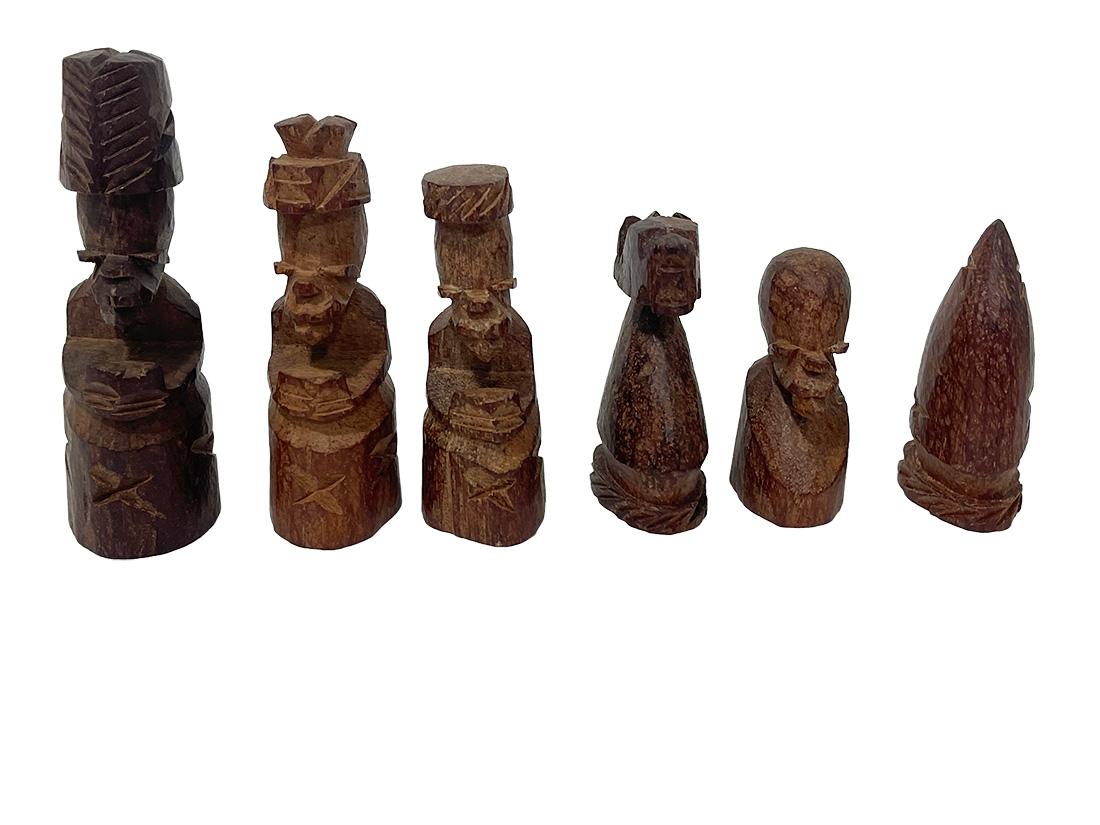 Namibian African chess set of Namibia For Sale