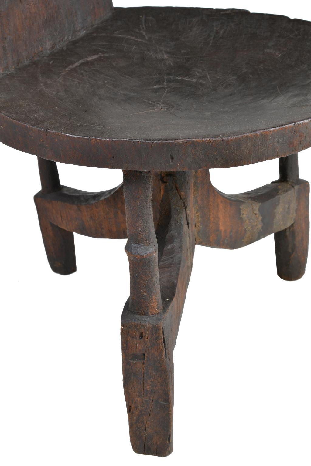 African Chieftain Chair from Oromo People in Ethiopia, circa Early 1900s For Sale 6
