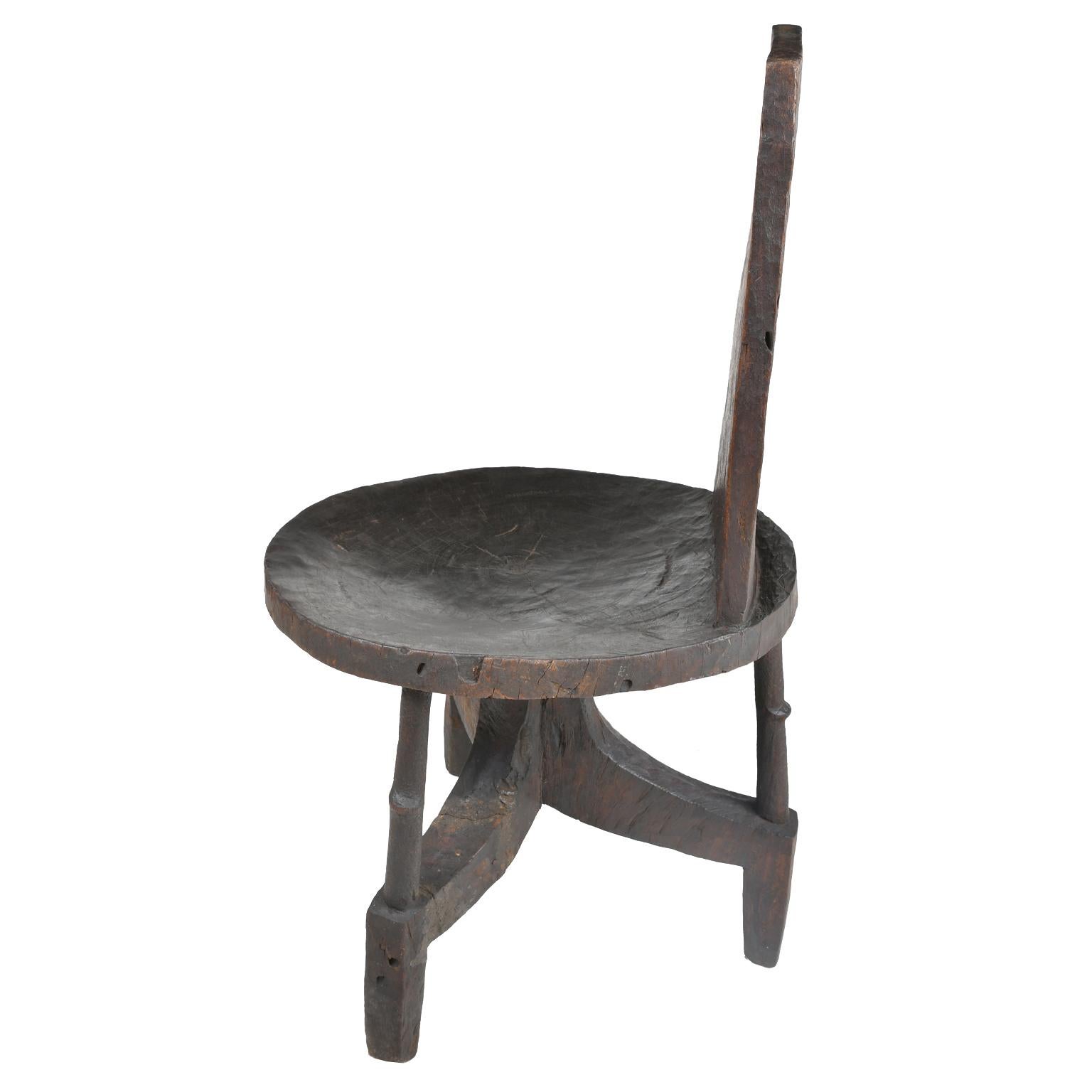 Ethiopian African Chieftain Chair from Oromo People in Ethiopia, circa Early 1900s For Sale