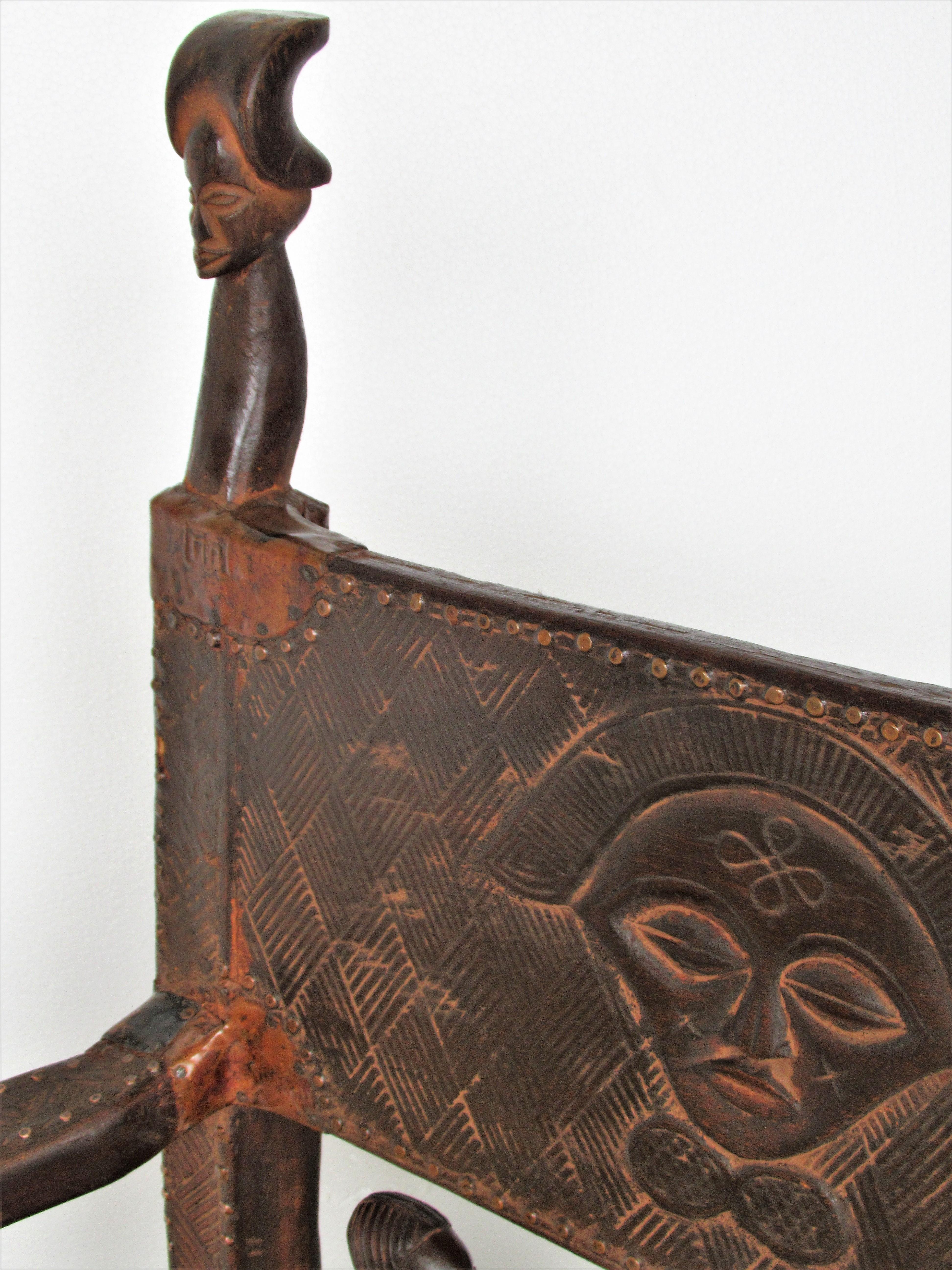 african throne chair