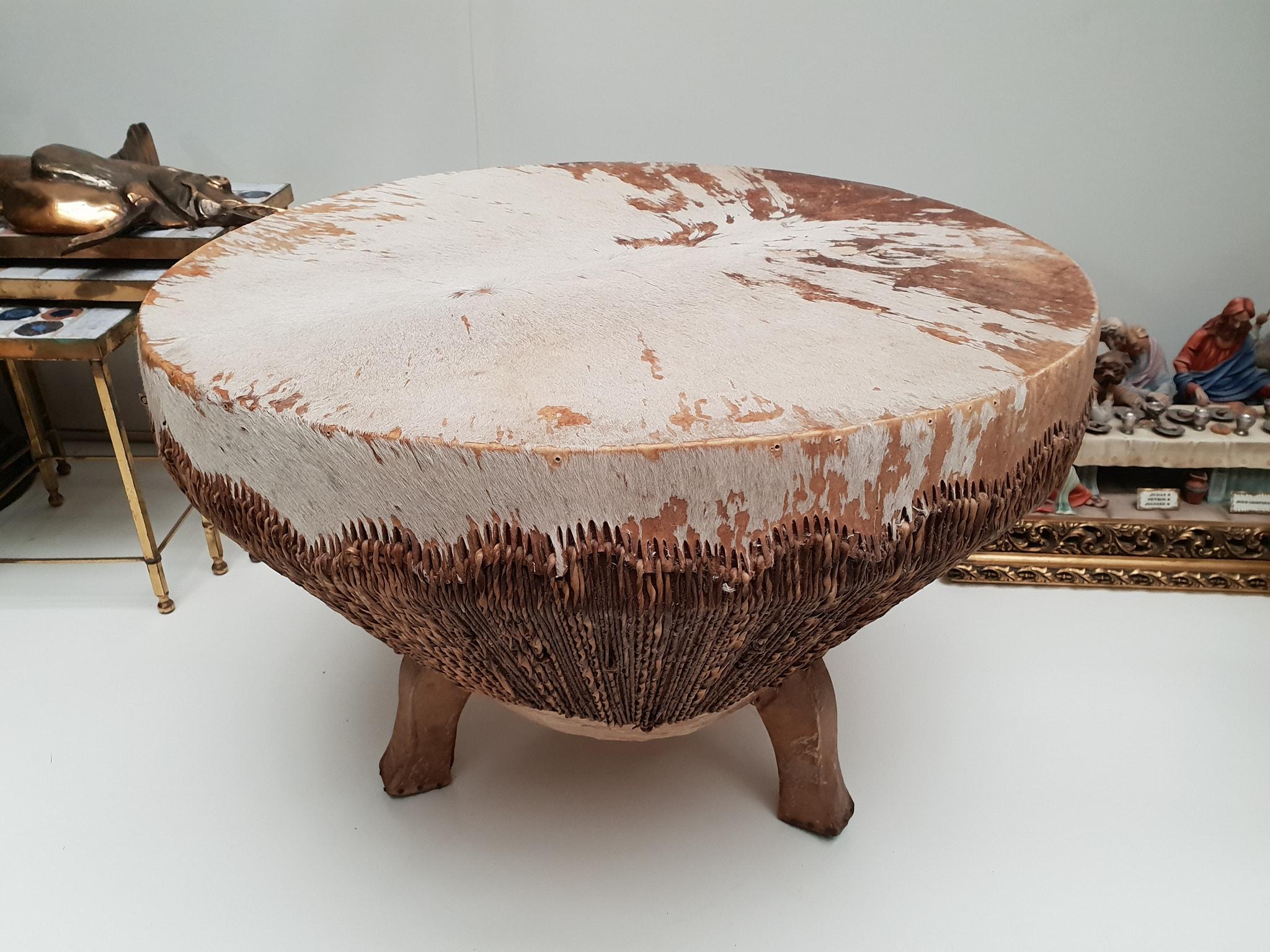 Animal Skin African Coffee Table