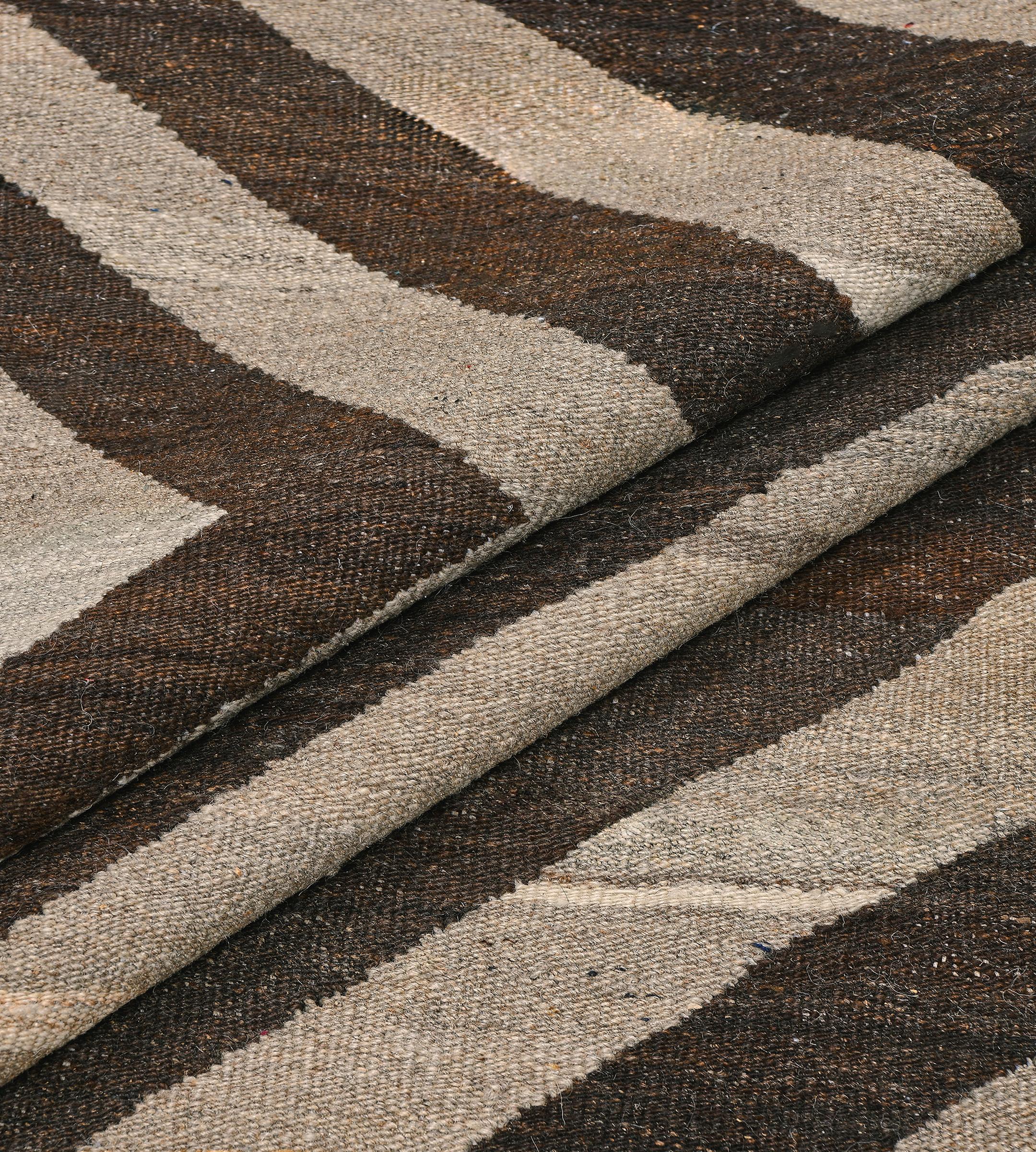 Tappeto a trama piatta African Collection in vendita 1
