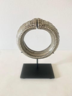 African Currency Bracelet on Custom Mount