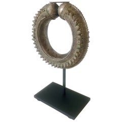 African Currency Bracelet on Custom Mount