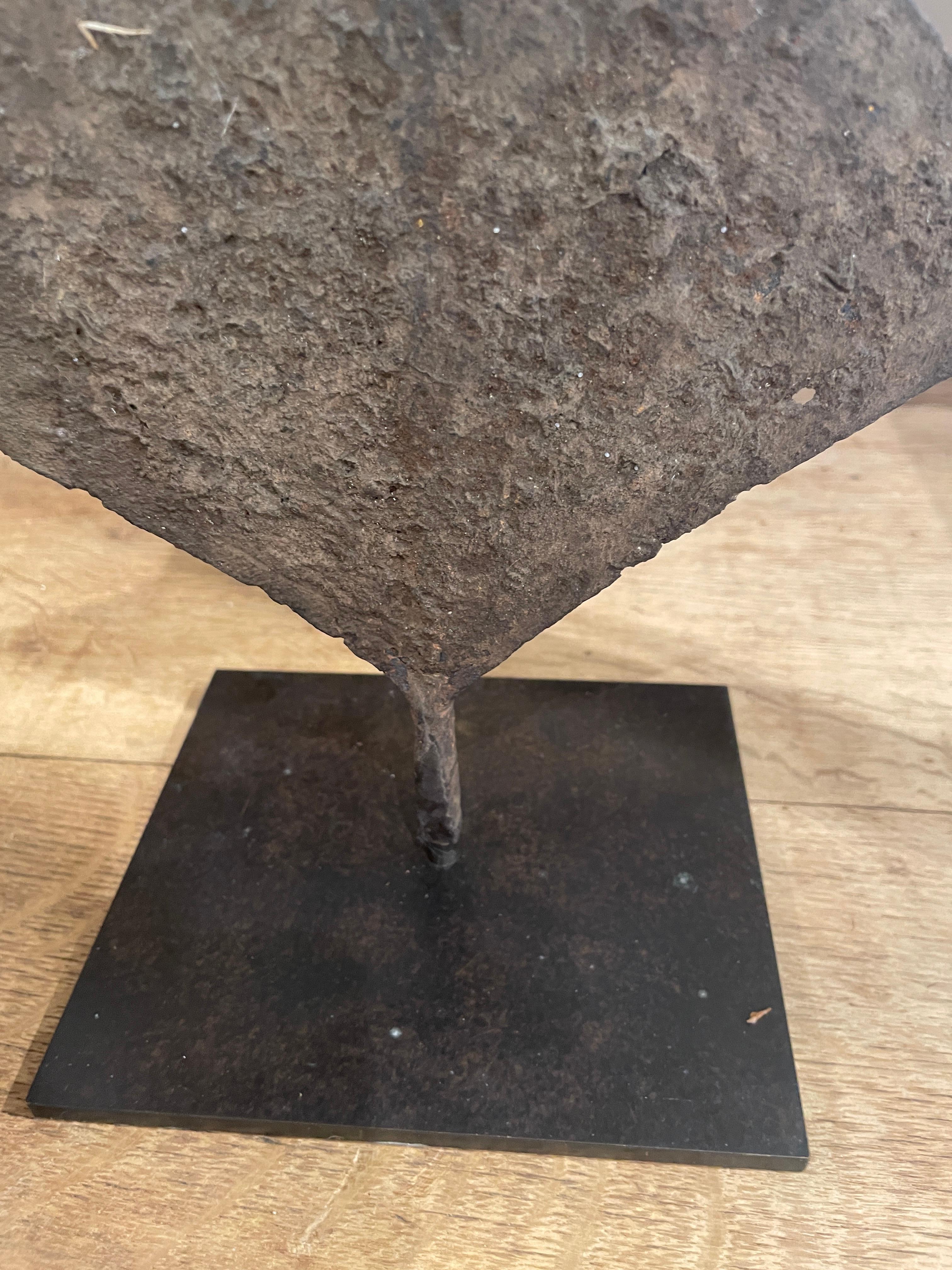 Congolese African Currency Sword on a Contemporary Stand, 19th Century