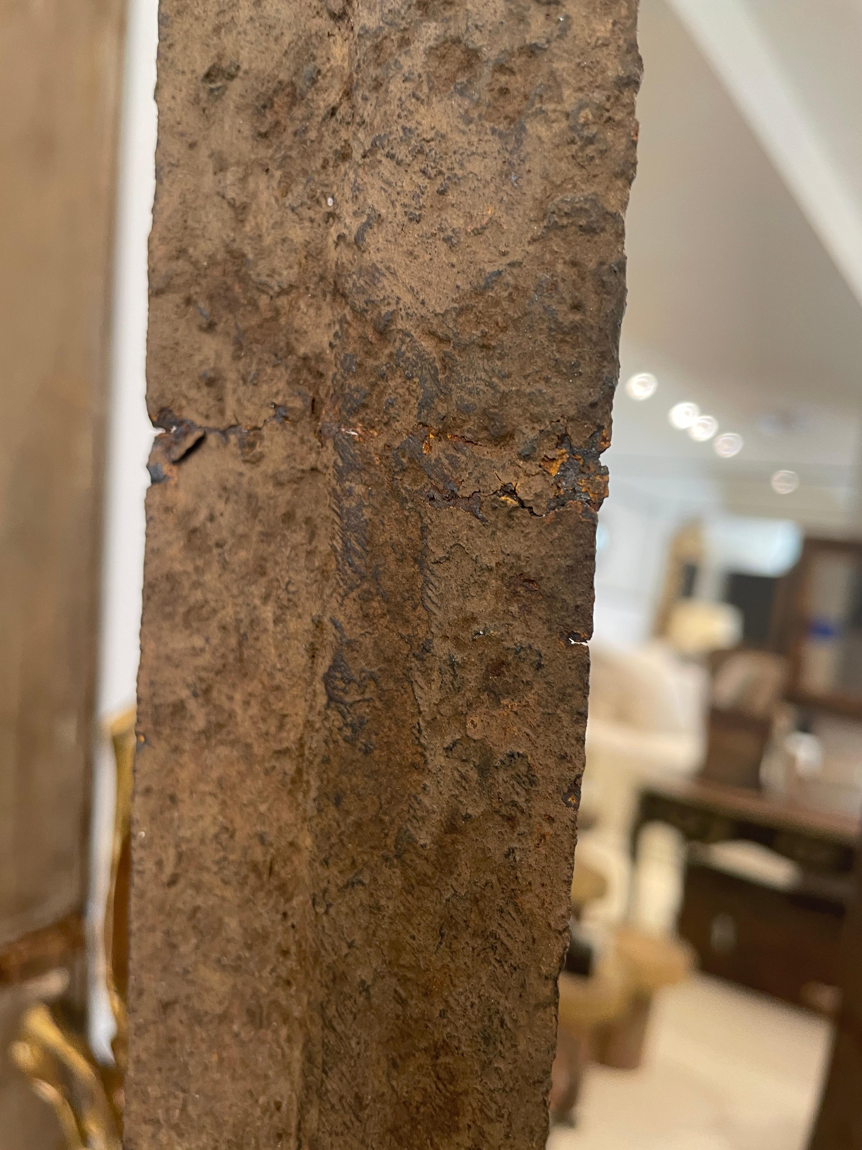 Hand-Crafted African Currency Sword on a Contemporary Stand, 19th Century