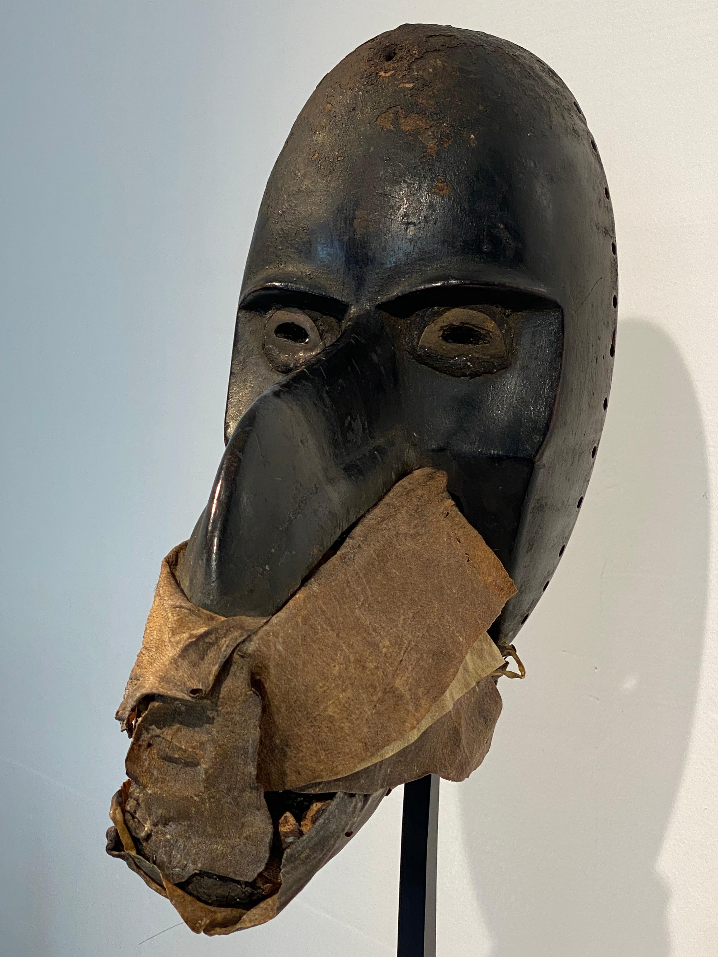 Hand-Carved African Dan Mask For Sale