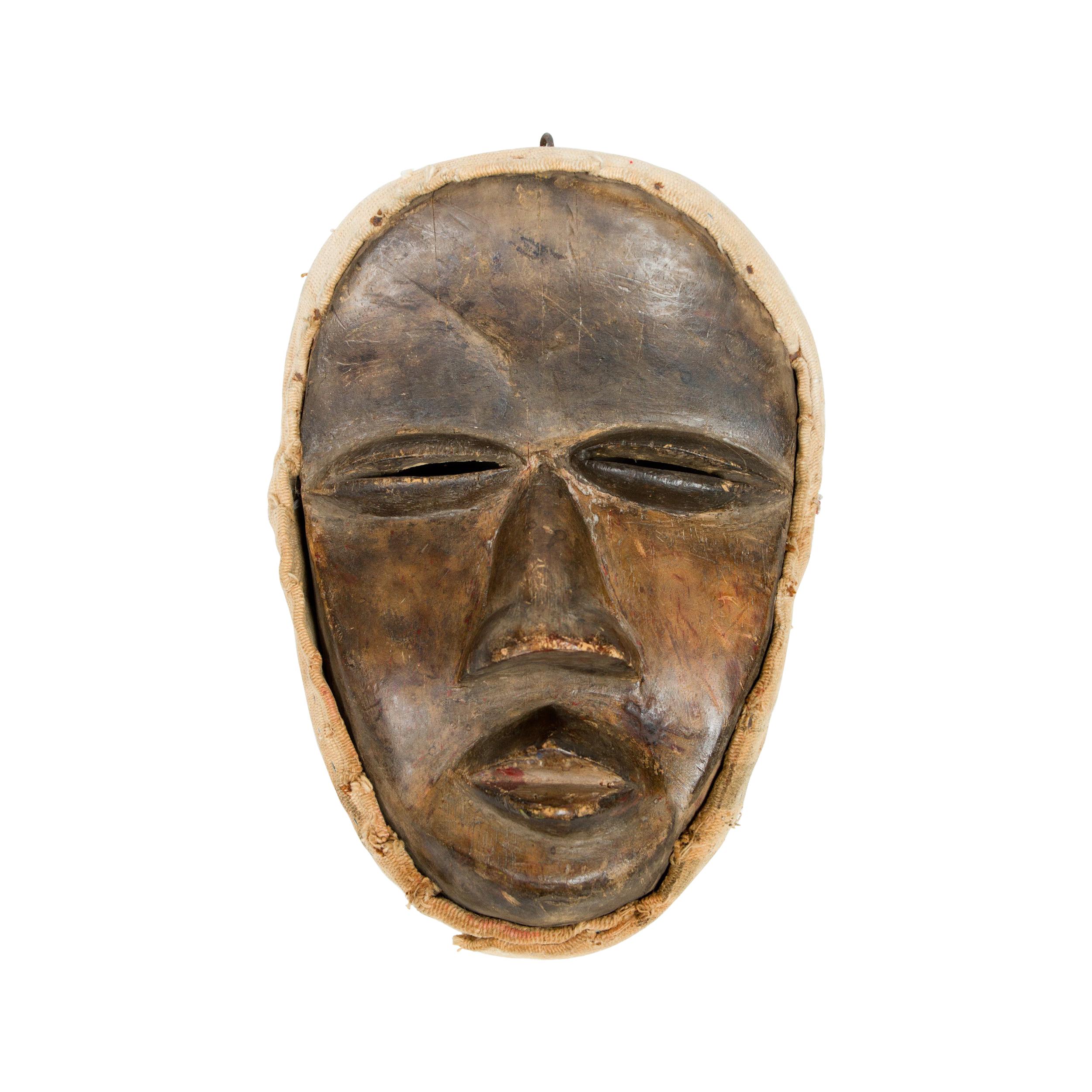 Afrikanische Dan Maske von der elfenbeinfarbenen Küste im Angebot