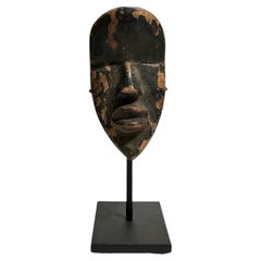 African Dan Passport Family Mask - Carved Wooden Mask from West Africa, Liberia