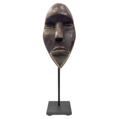 African Dan Passport Family Mask - Carved Wooden Mask from West Africa, Liberia
