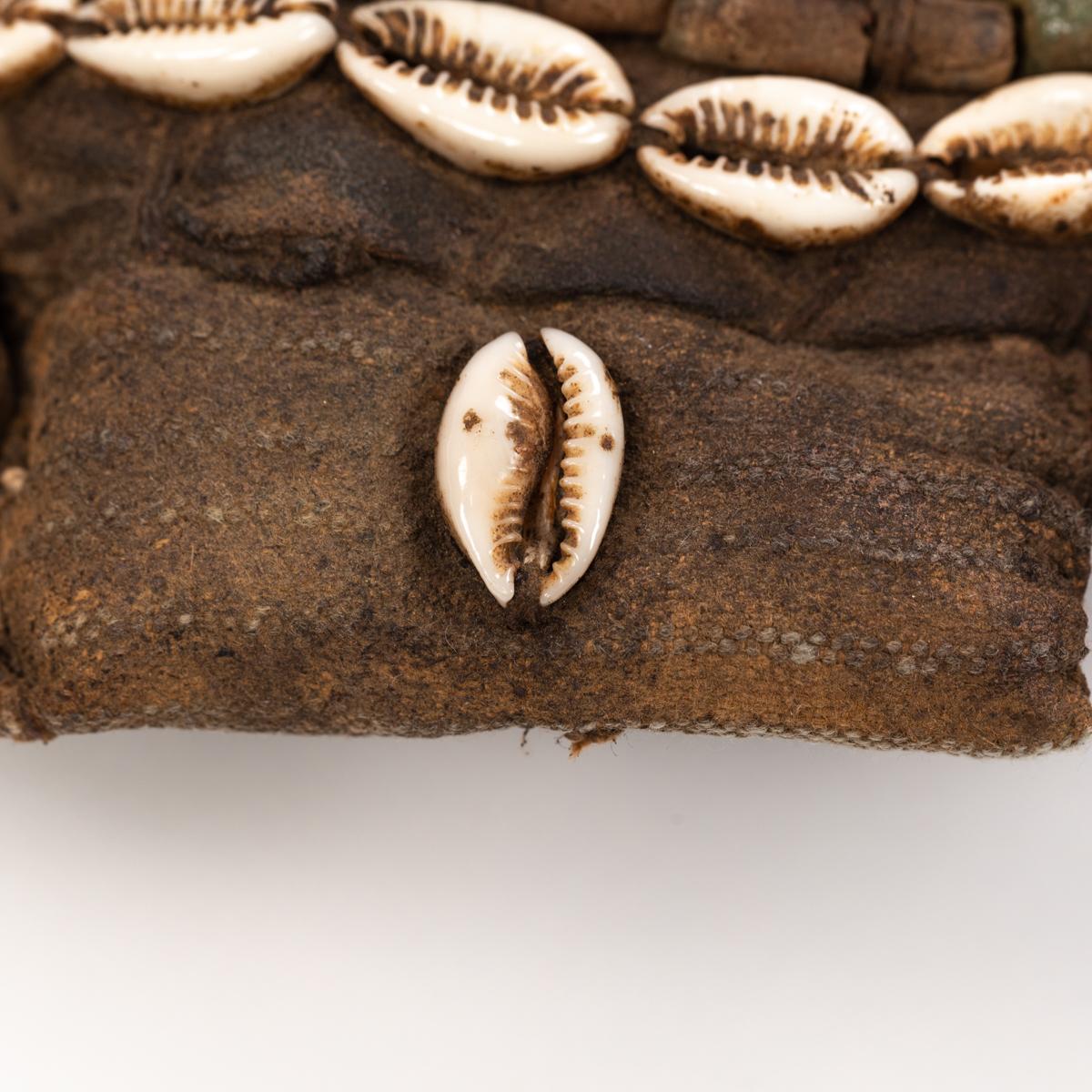 African Dan Yakuba Guard Mask Small Shells and Bells from the Ivory Coast 1970s For Sale 8