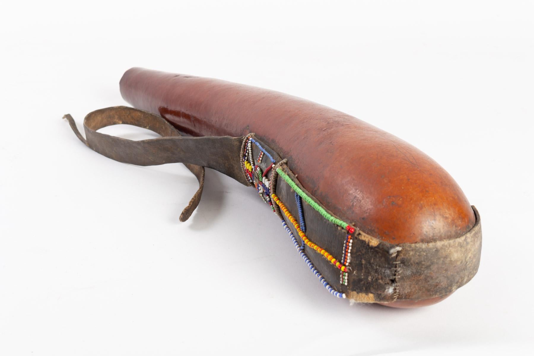 20th Century African Decorative Object, Gourd For Sale