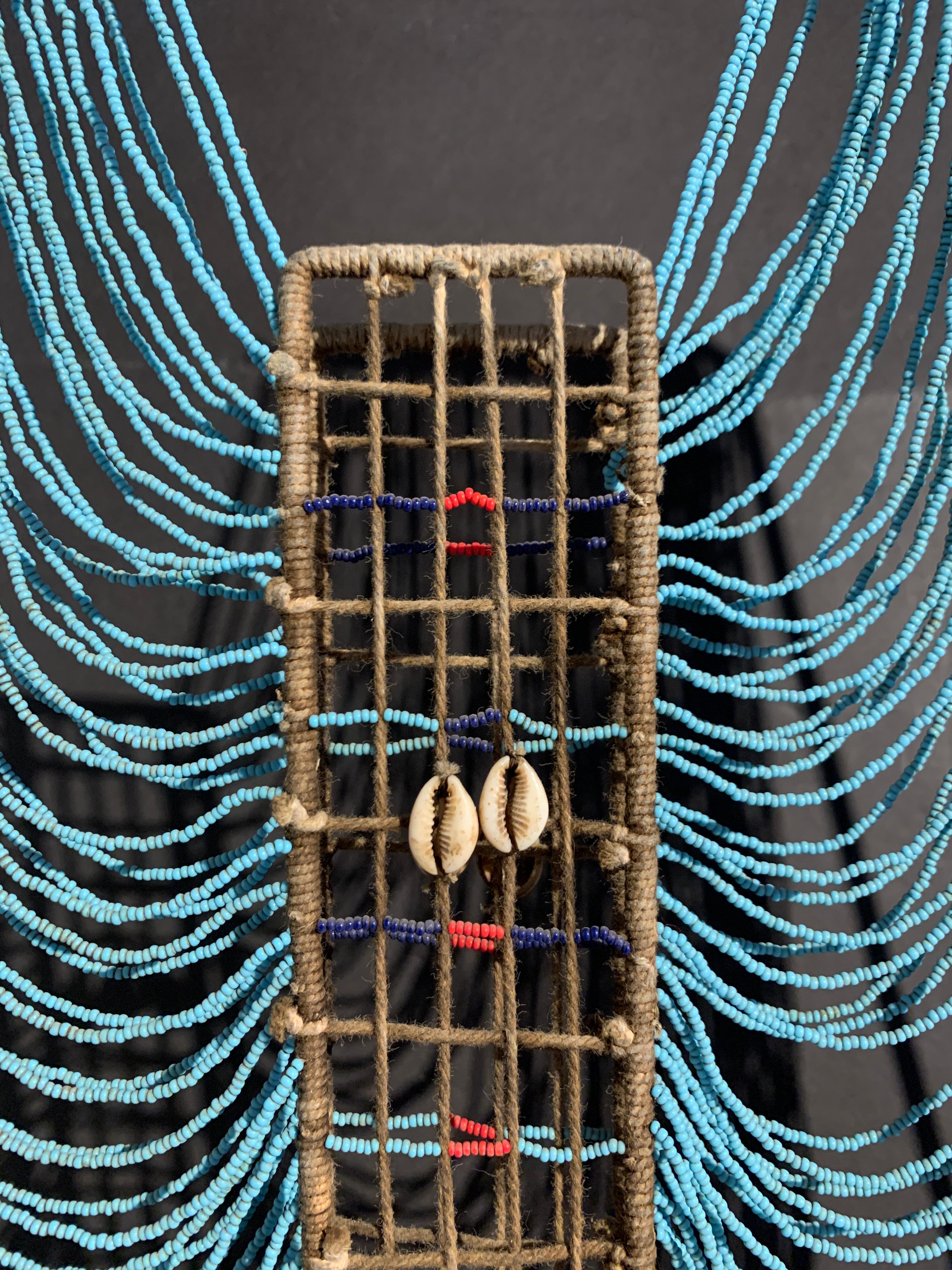 African Dinka Beaded Vest, Mid-20th Century, Sudan 5