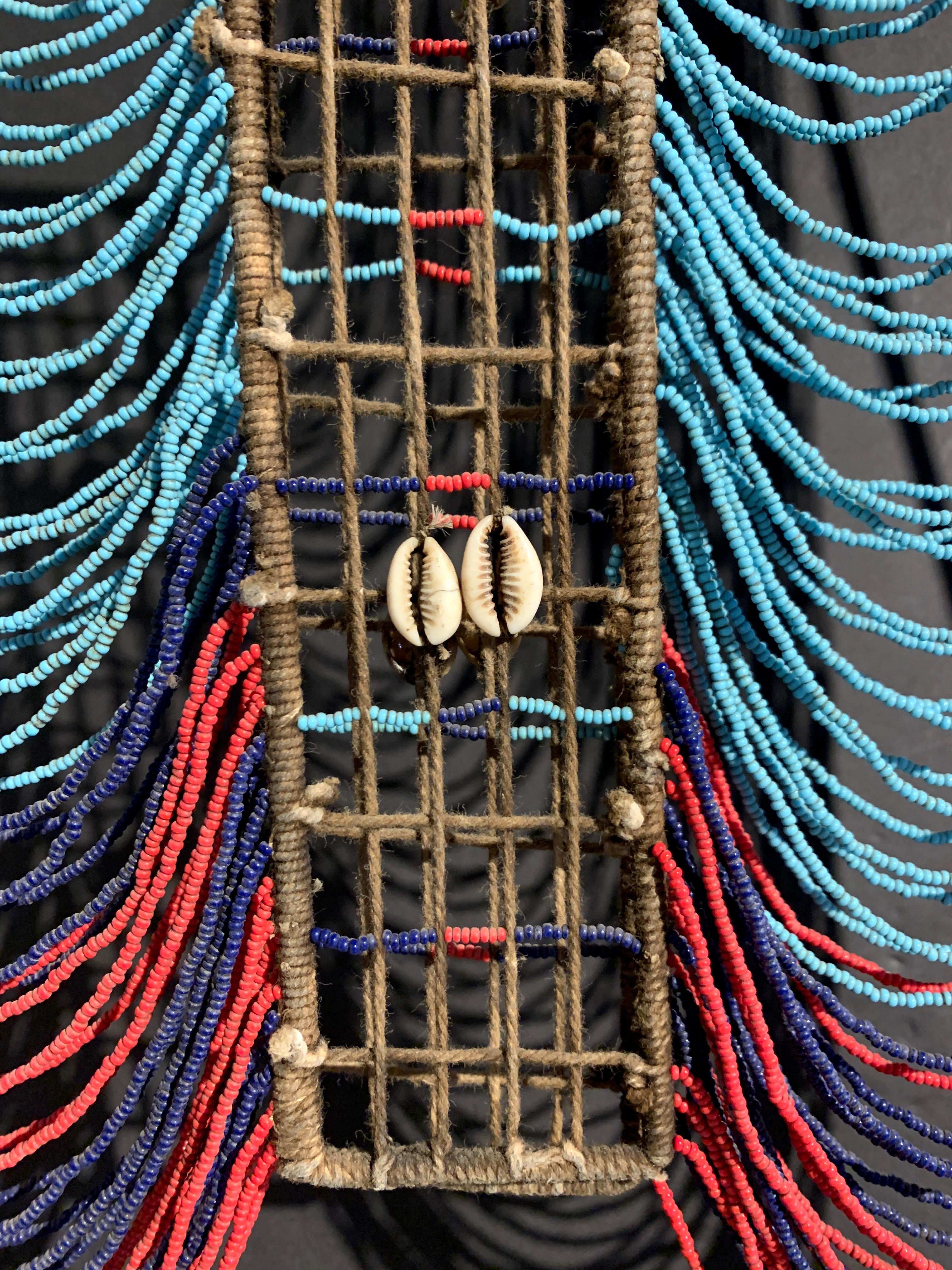 African Dinka Beaded Vest, Mid-20th Century, Sudan 6