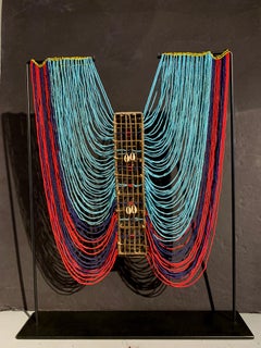 Gilet di perline africano Dinka, metà del XX secolo, Sudan