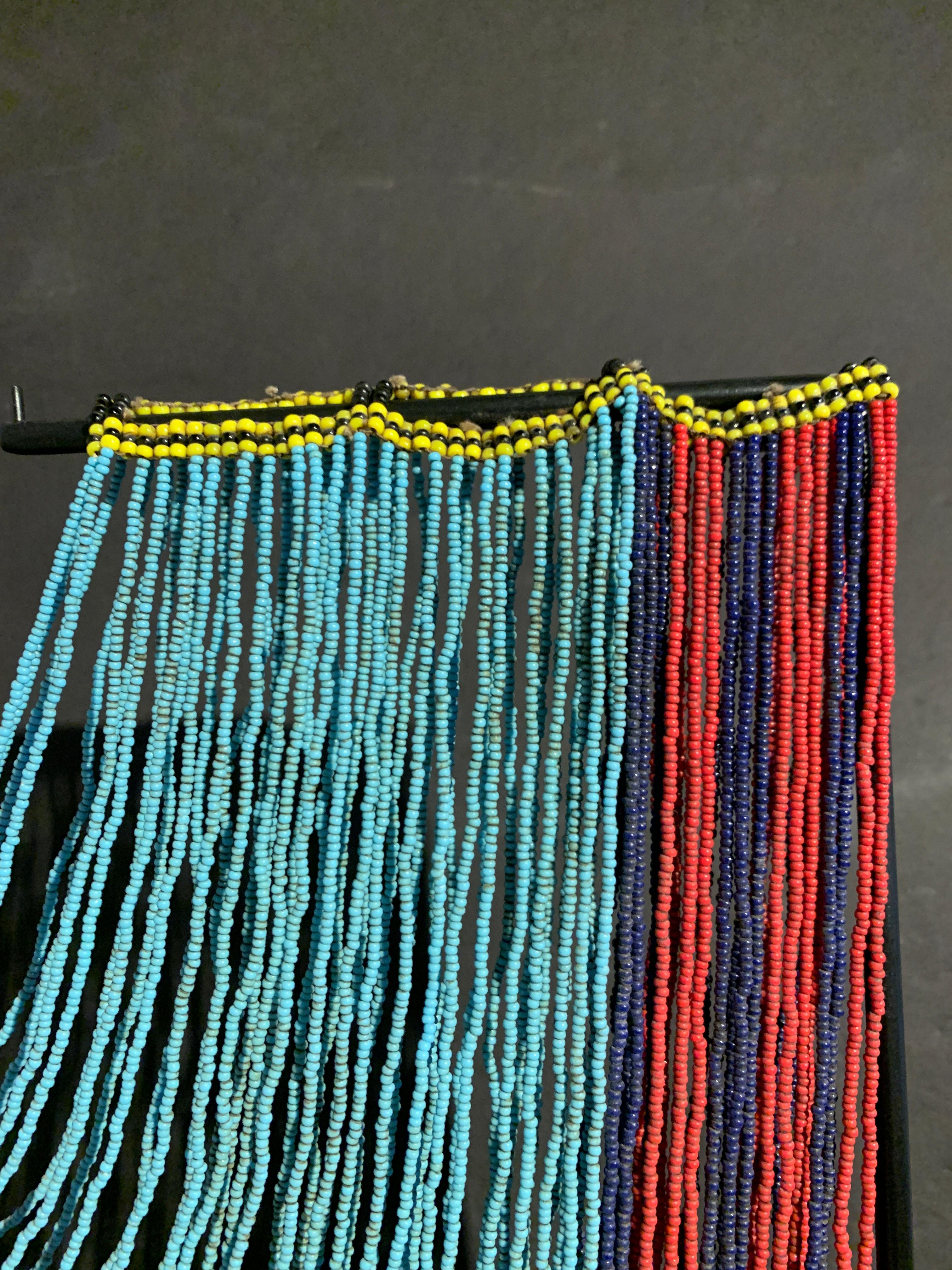 Sudanese African Dinka Beaded Vest, Mid-20th Century, Sudan