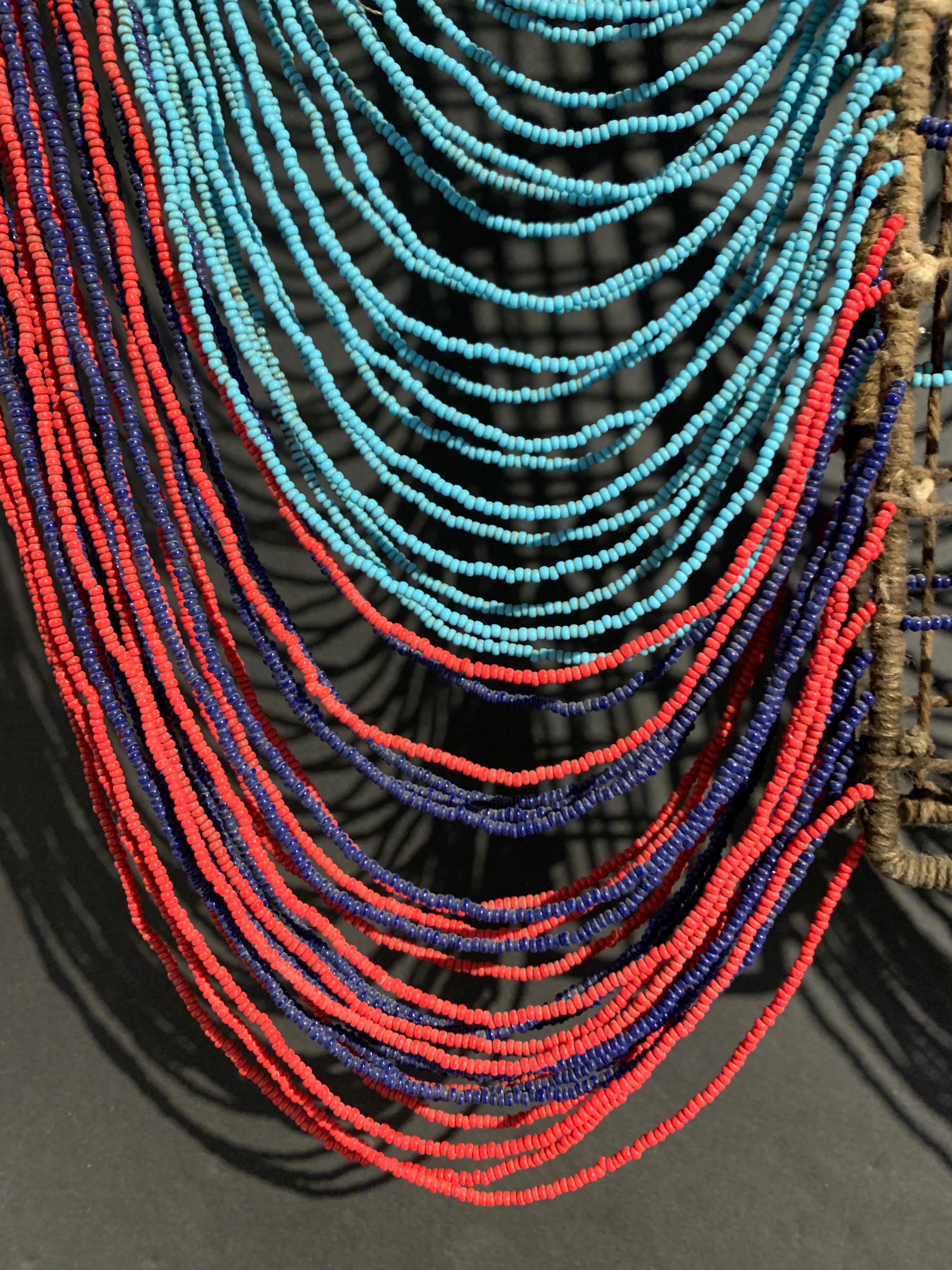 African Dinka Beaded Vest, Mid-20th Century, Sudan 2