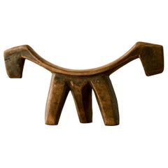 Sculpture en bois d'appui-tête Dinka africain