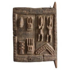 African Dogon door/20th century/wall hanging object/tribal sculpture