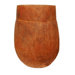 African Dried Gourd Carrying Vessel
