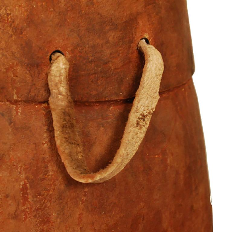 Rustic African Dried Gourd Carrying Vessel
