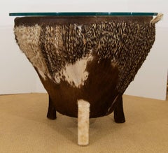 African Drum Coffee Table