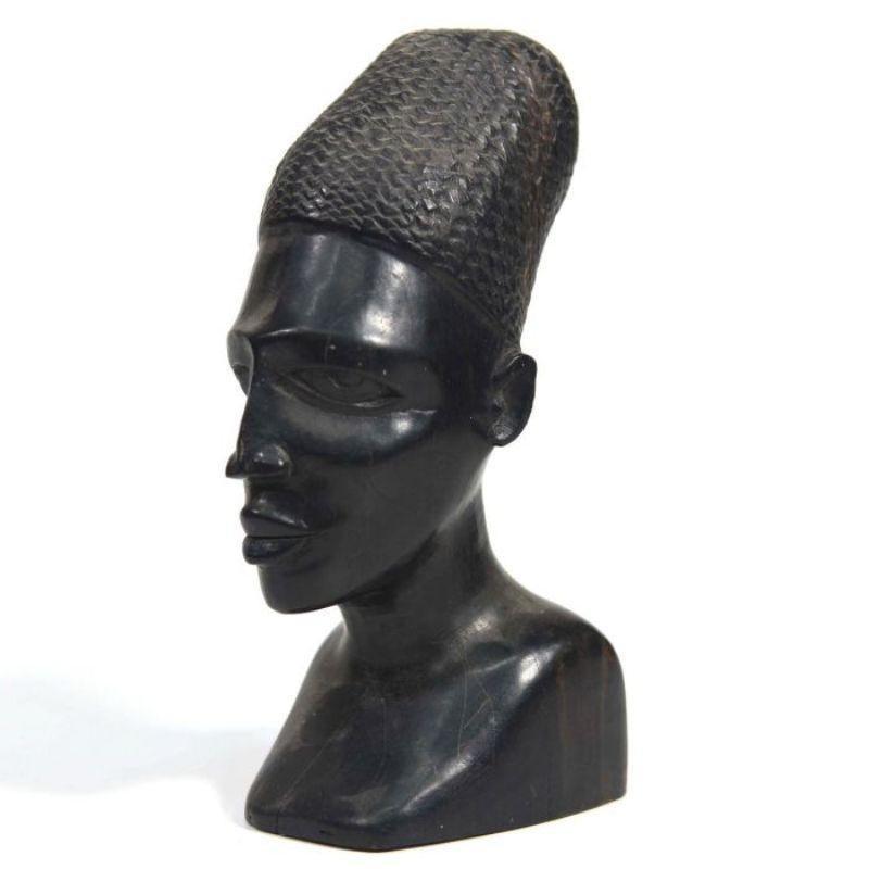 Ébénisé Tête d'ébène africaine, 1930 en vente