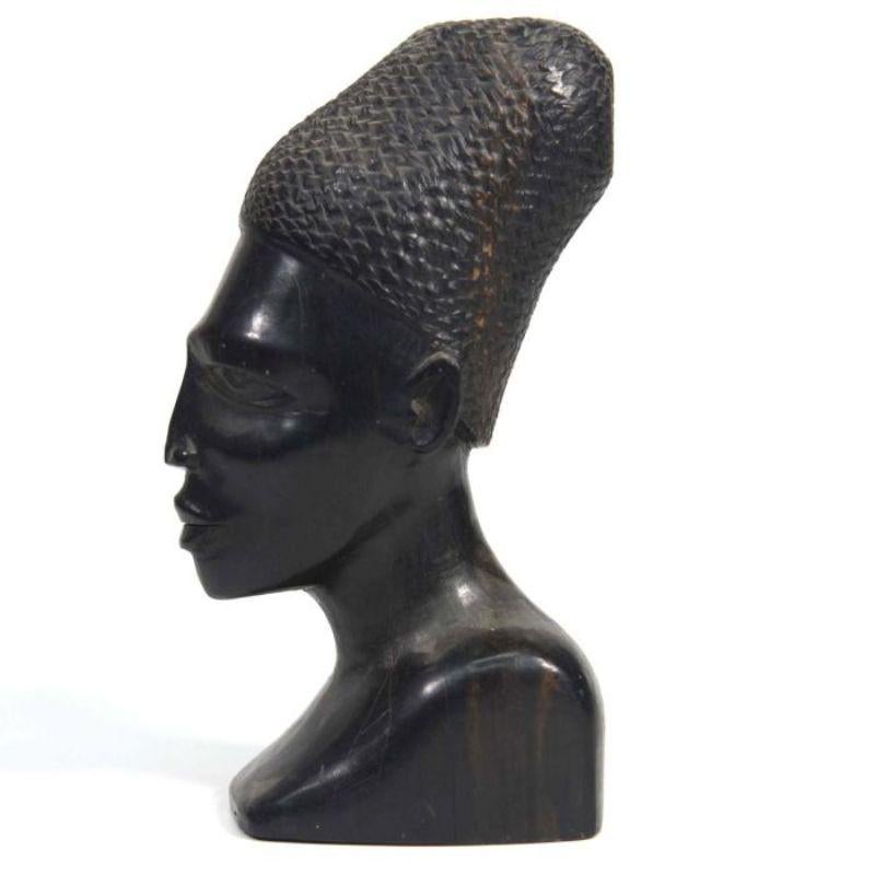 20ième siècle Tête d'ébène africaine, 1930 en vente