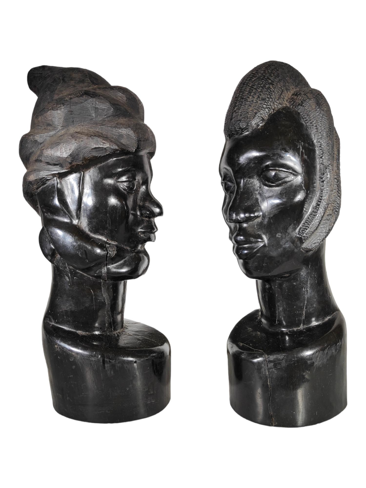buste africain en ebène prix