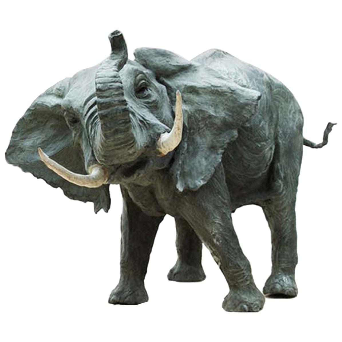 Elephant Sculptures - 296 For Sale on 1stDibs | antique elephant 