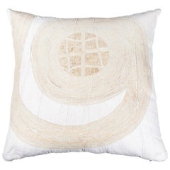 African Embroidered Pillow or Floor Cushion