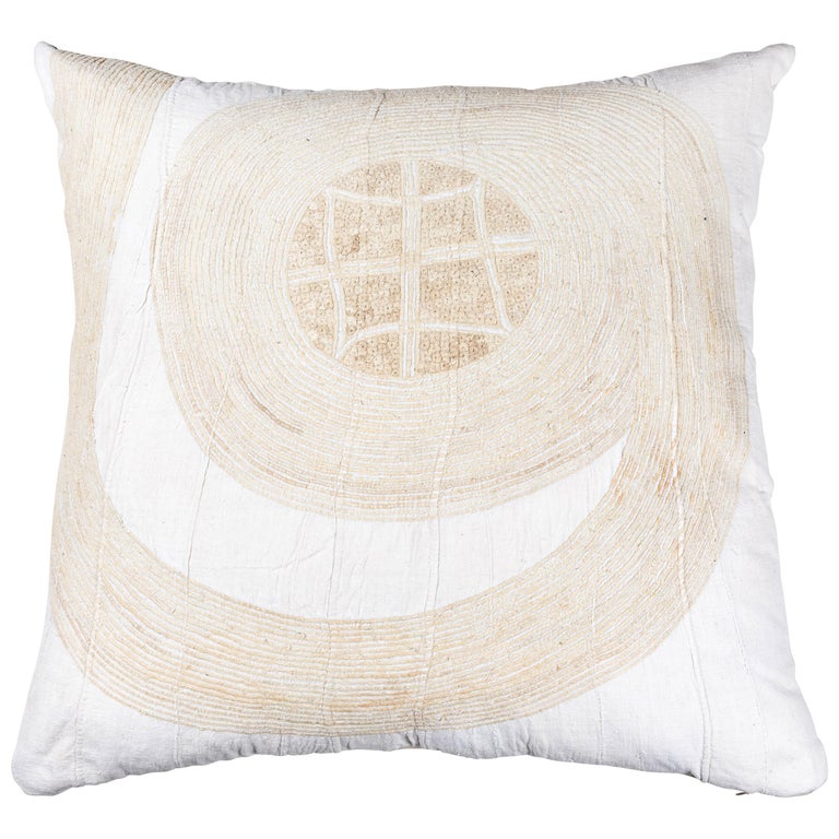 African Embroidered Pillow Or Floor Cushion For Sale At 1stdibs