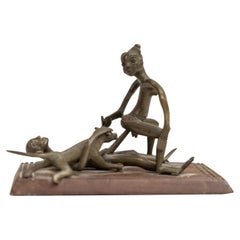 Afrikanische erotische Bronze