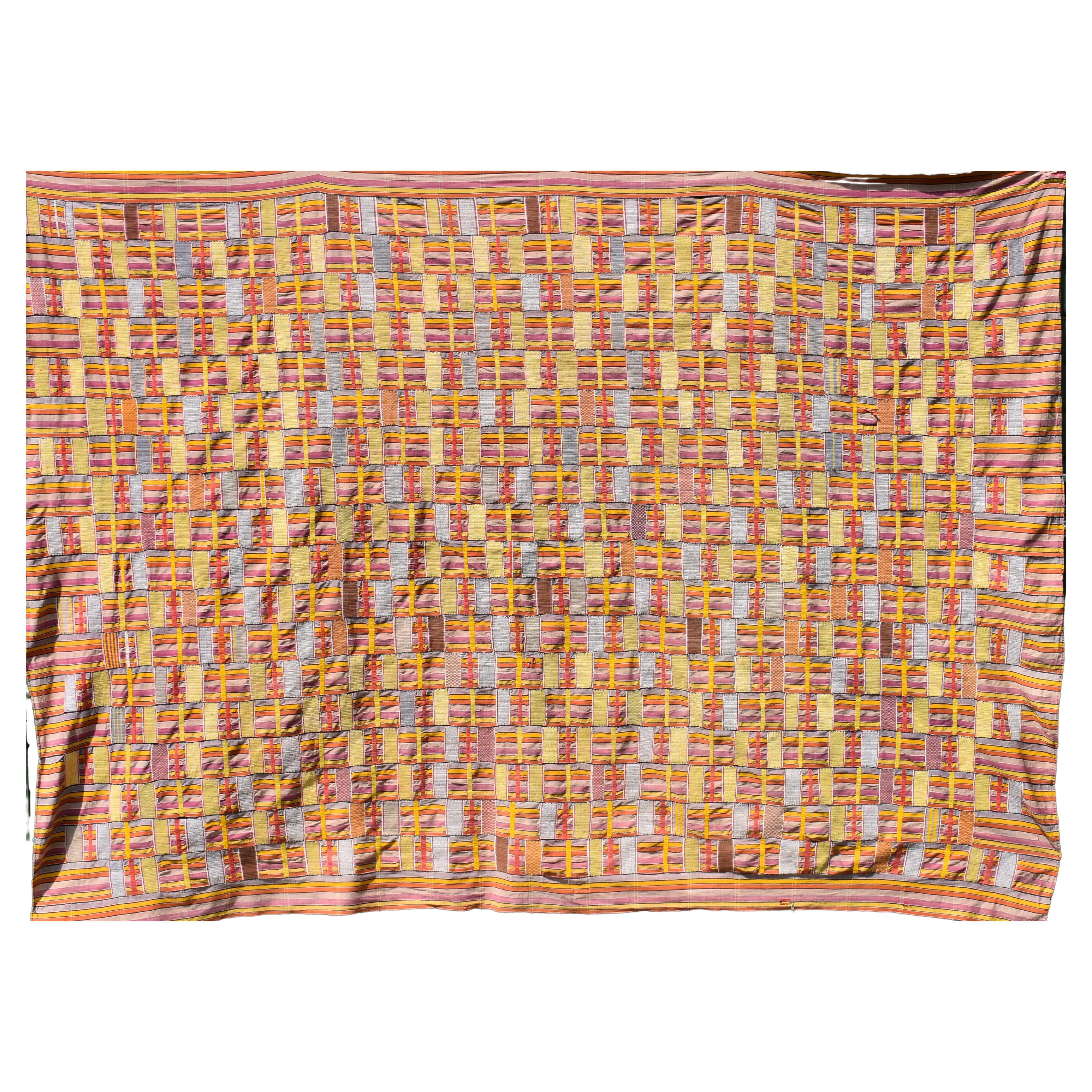 Monumental Tapa Cloth Panel, Pair For Sale at 1stDibs
