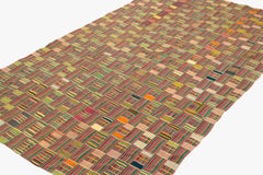 Vintage Multicolor West African Ewe Kente Cloth Textile Fabric or Wall Hanging