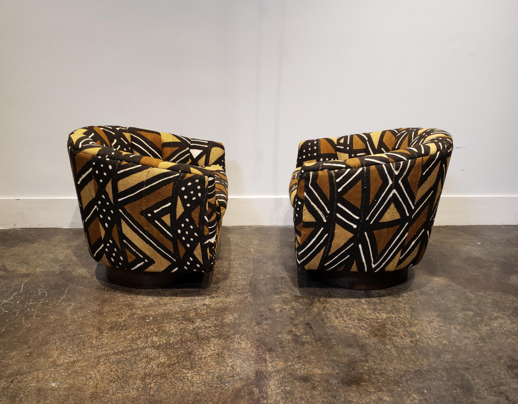 african fabric chair
