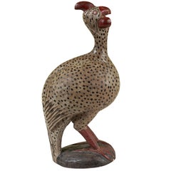 African Folk Art Guinea Fowl