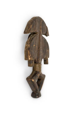 African Gabon Late 20th Century Wood & Copper Kota Mahongwe Reliquary Figure